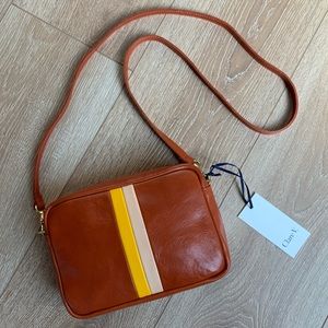 Clare v midi sac sienna stripe crossbody